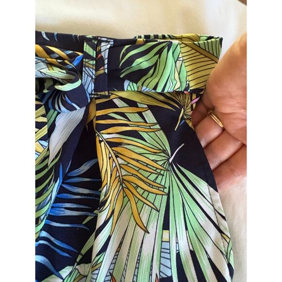 SOHO Apparell Ladies PXL Poly wide leg yoga pants, front tie, pockets - Picture 8 of 12